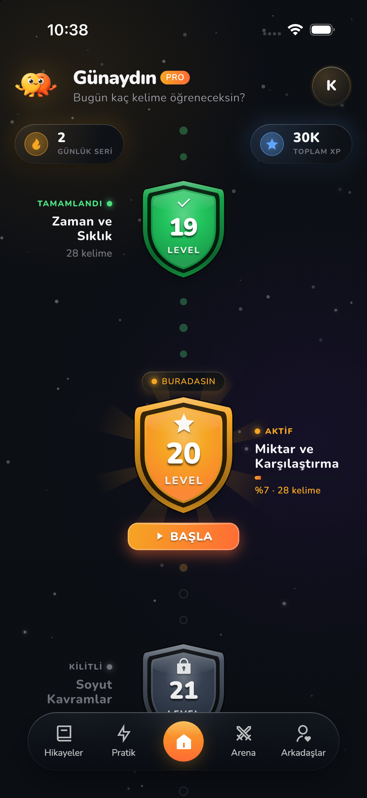 Globeng ana ekranı